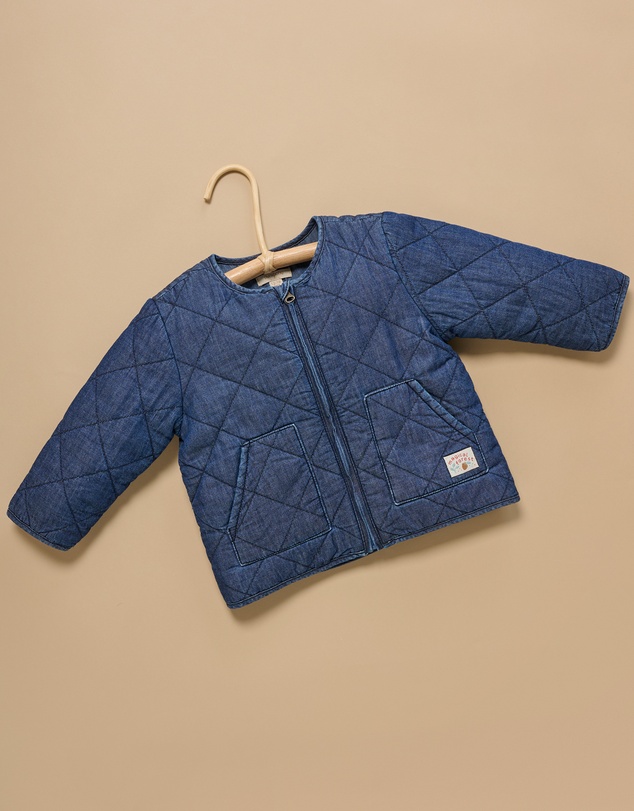 Purebaby - Quilted Padded Jacket -Kids-Babies