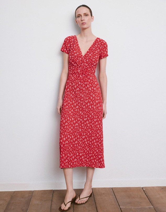 M.N.G - Printed Midi-Dress
