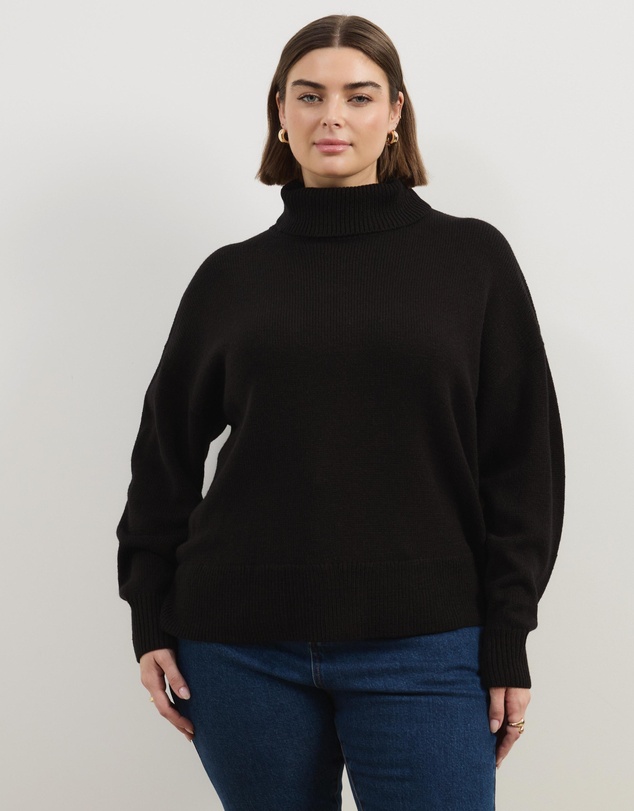 Atmos&Here Curvy - Winnie Wool Blend Knit Jumper