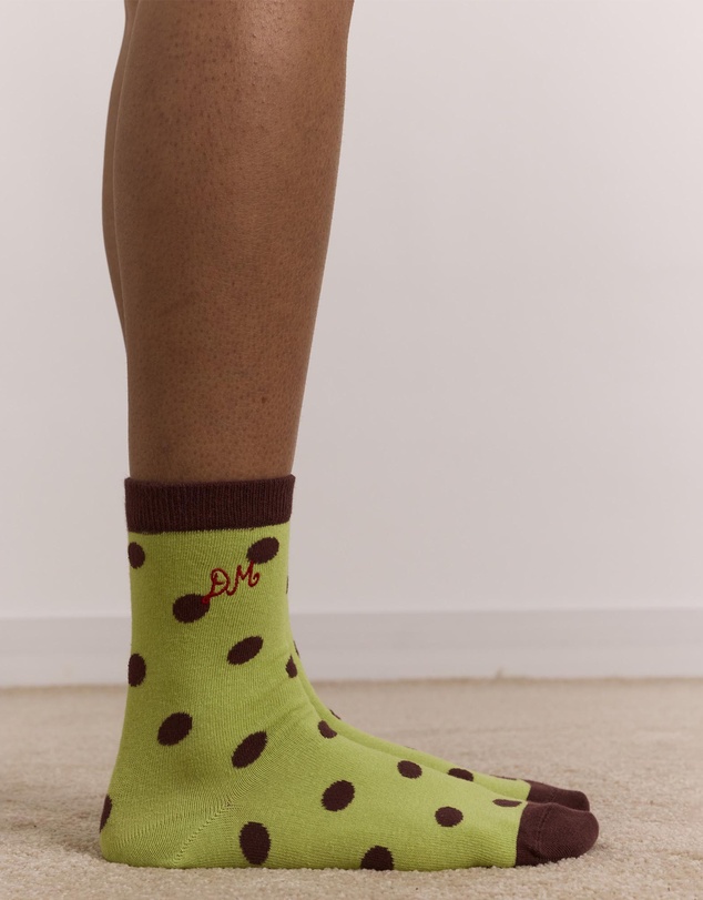 Damson Madder - Calf Length 2 Pack Socks