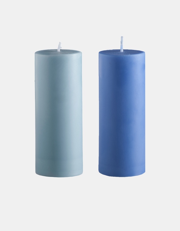 porter green - escc small pillar candle soy-blend unscented candles