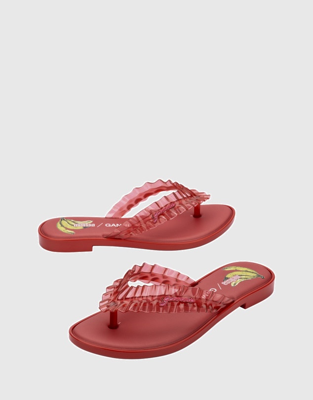 Melissa - MELISSA FLIP FLOP SLIM + GANNI