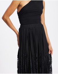 Mossée - Ailani Pleated Lace Skirt