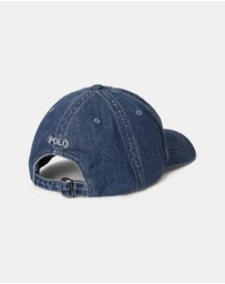 Polo Ralph Lauren - Indigo Cotton Denim Ball Cap - ICONIC EXCLUSIVE - Babies-Kids