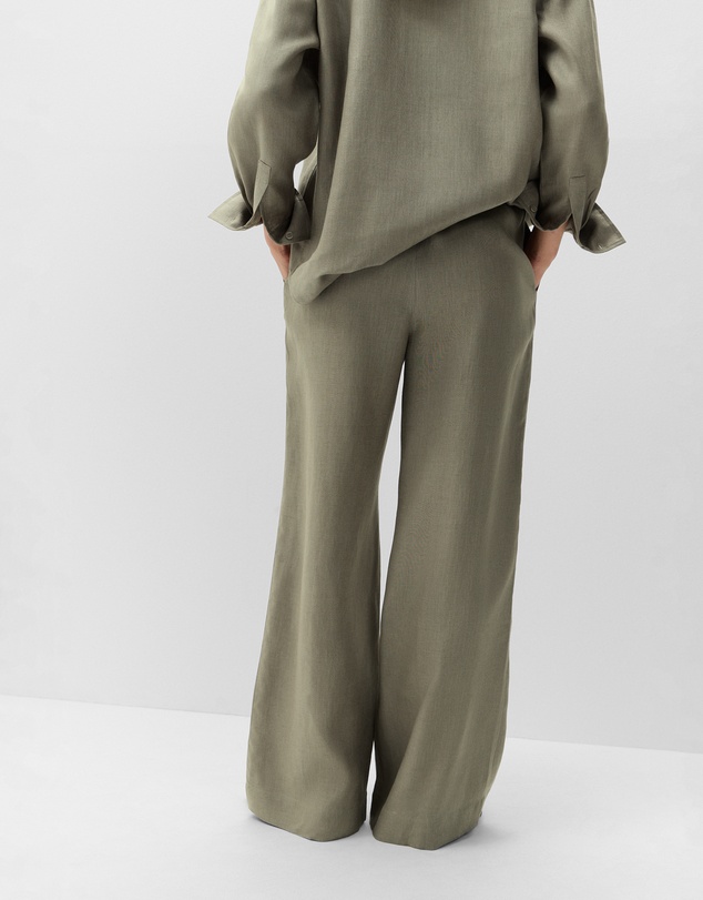 UNISON - Essential Linen Wide Leg Pant
