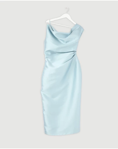 Revibe - Repaired Solace London Ellison Midi Dress - AU 12