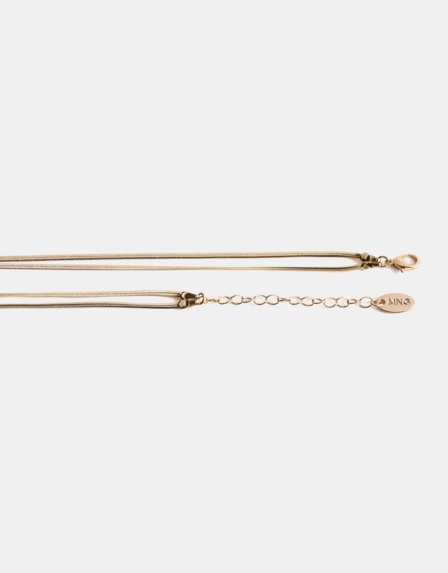 M.N.G - Double Crystal Necklace