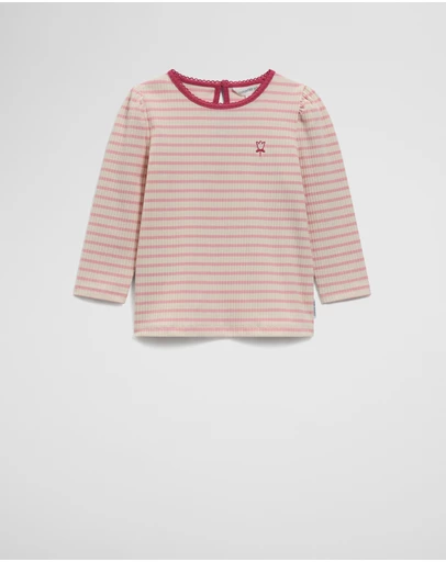 Country Road - Rib Puff Sleeve Top