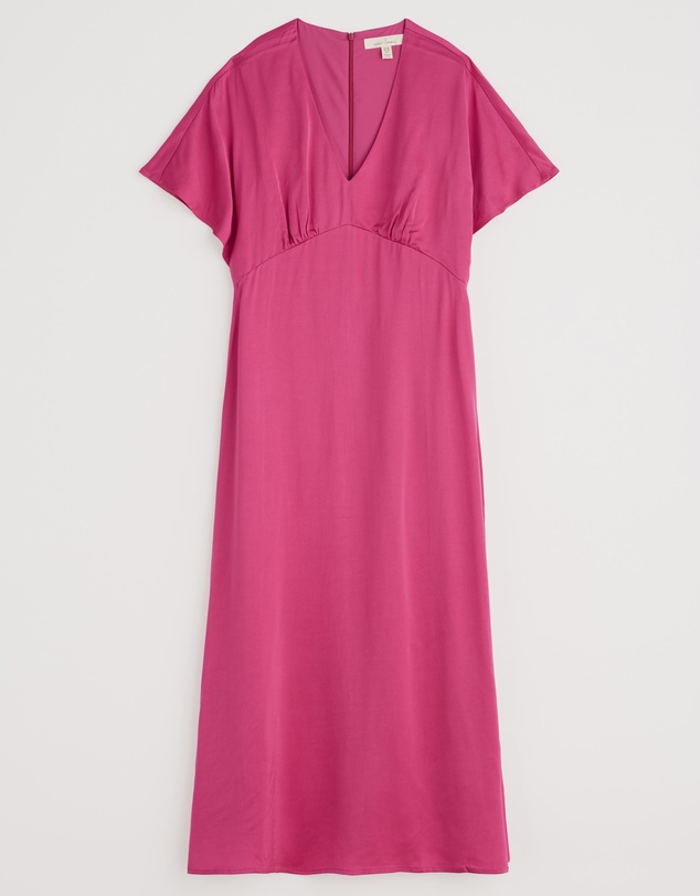 Seasalt - Seasalt Cornwall Pink Evenglow Satin Dress