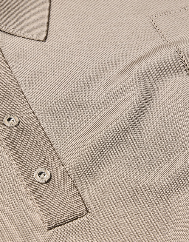 Calibre - Shiny Rayon Polo Stone