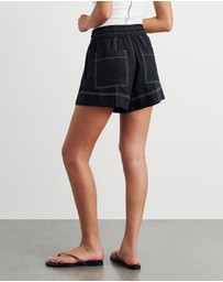 Jag - Gigi Linen Pull On Short