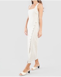 Amelius - Imari Linen Midi Dress