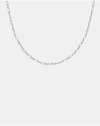 Ania Haie - Ania Haie Silver Filia Curb Chain Necklace
