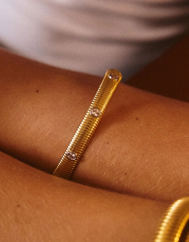 Luv Aj - The Georgia Ridged Bangle