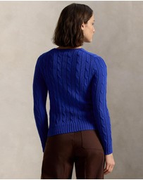Polo Ralph Lauren - Cable-Knit Cotton Crewneck Sweater - ICONIC EXCLUSIVE