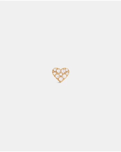 Daniel Wellington - Micro Earring Crystal Heart Stud