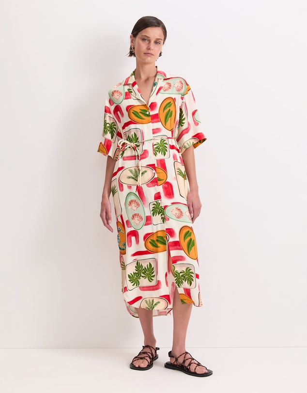 Sportscraft - Bliss Midi Shirt Dress