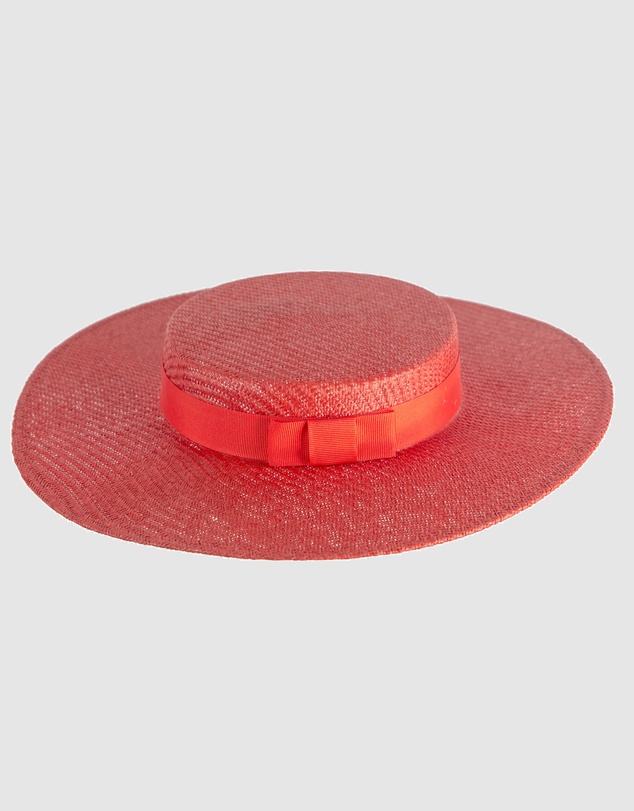 Max Alexander - Red Boater Hat