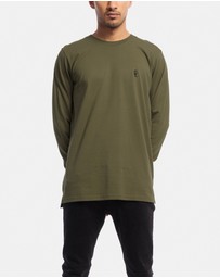 Counter Culture - Cypher Embroidery Long Sleeve Tee