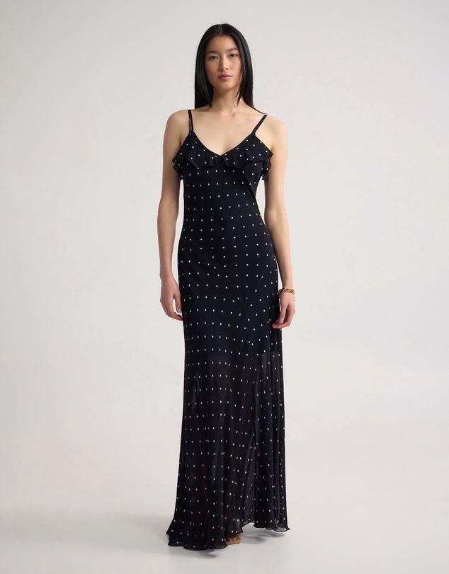 Oxford - Georgia Georgette Polka Dot Dress