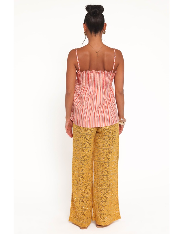 Petal & Pup - Jacinta Sequin Lace Pant - Mango