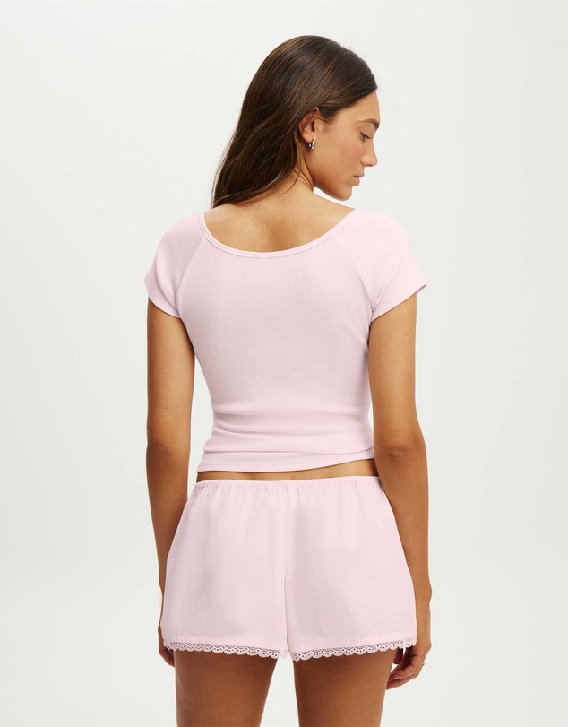 Cotton On Body - Rib Henley Tee