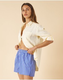 CAMIXA - Luna Oversize Linen Shirt