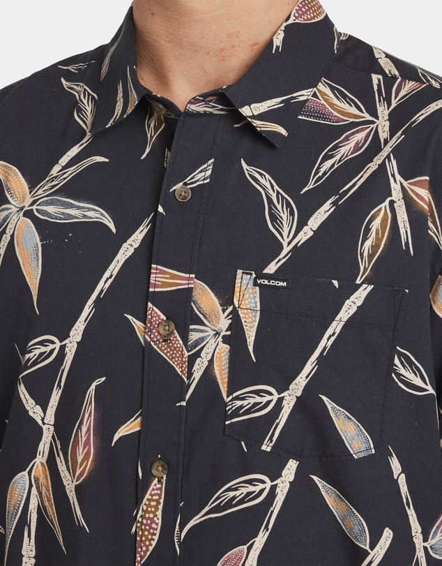 Volcom - Mens Scaler Stone Woven Short Sleeve Shirt