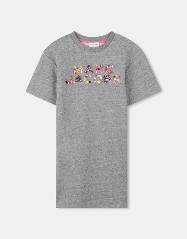 Marc Jacobs - Logo Embroidery Mini Shirt Dress - Kids-Teens