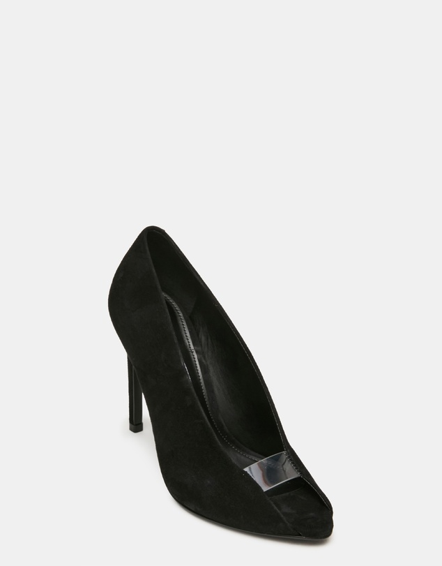 Steve Madden - Santino Black Suede Heels