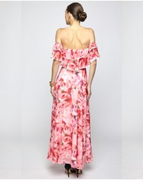 Honey and Beau - Montana Off Shoulder Midi