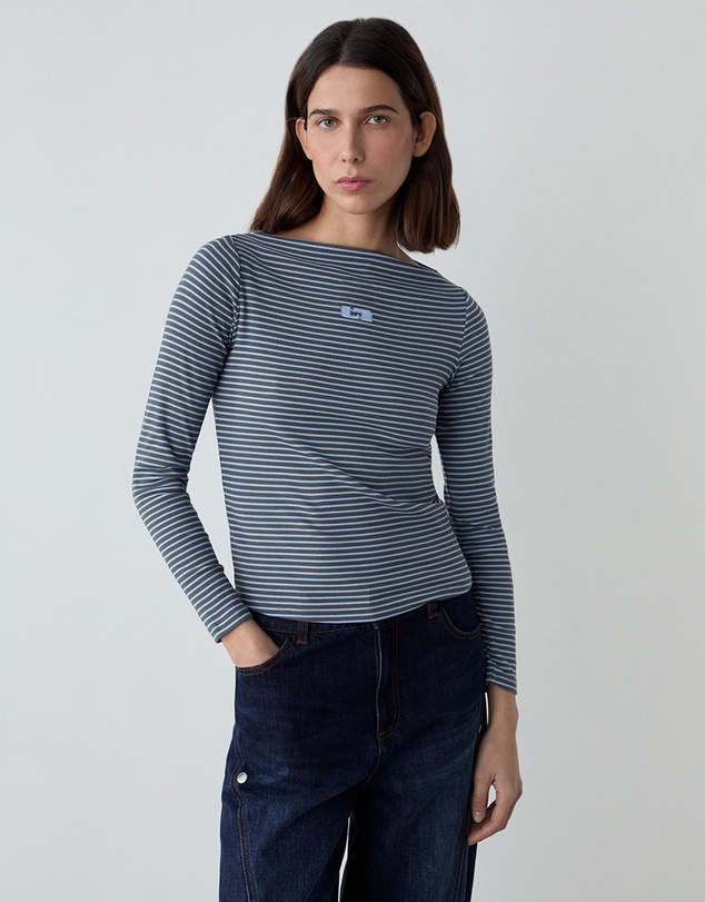 Laagam - Emory Striped Long Sleeve T-Shirt