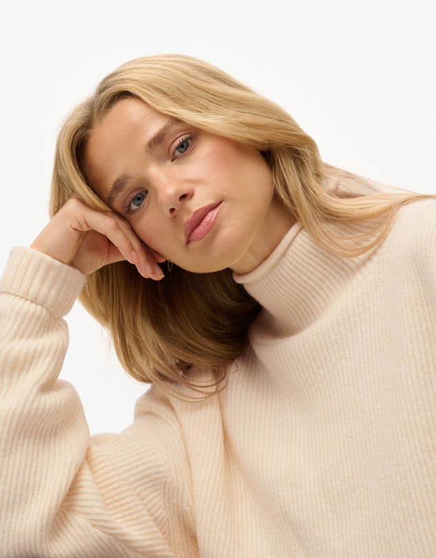Superdry - Slouchy Mock Neck Jumper