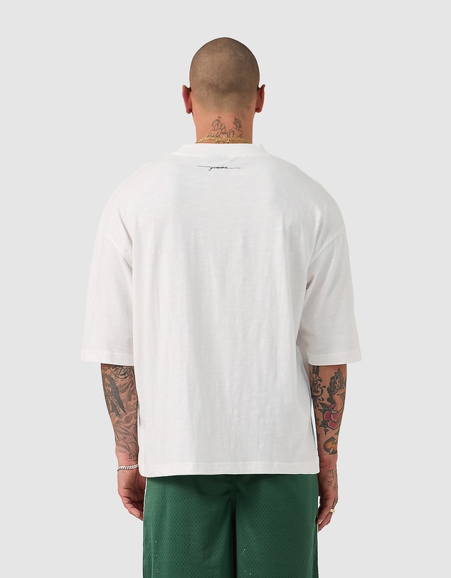 Zanerobe - Cropped Slub Flow Tee Vintage White