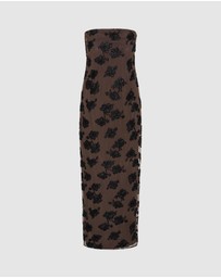 ROTATE - Beaded Maxi Tube Dress