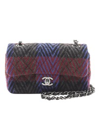 Pre-Loved by Azura Reborn - Pre-Loved Mini Rectangular Classic Tweed Single Flap