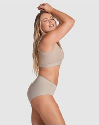 Leonisa - All-in-One Cotton Posture Corrector Wireless Front Open Bra