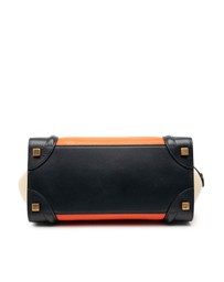 Pre-Loved by Azura Reborn - Pre-Loved Micro Tricolor Leather Luggage Tote