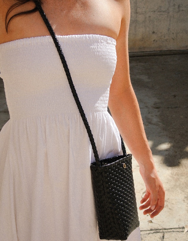 Mimmi Terra - Woven Cross Body Sling Nera