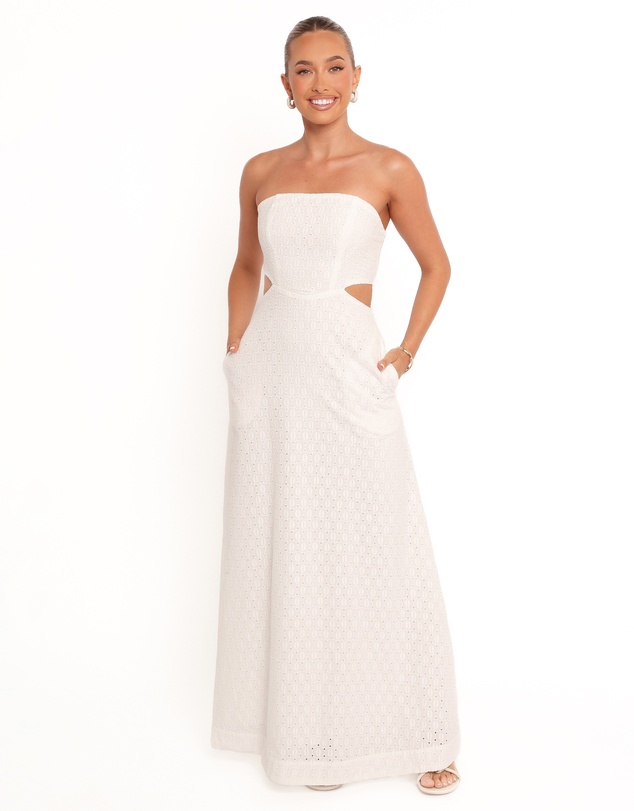 Petal & Pup - Laura Midi Dress - White