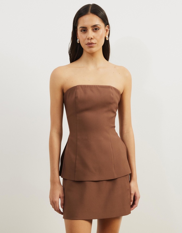 Atmos&Here - Florence Tailored Strapless Longline Top