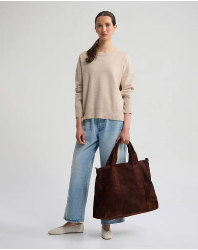 Oxford - Lexie Cotton Crew Neck Knit