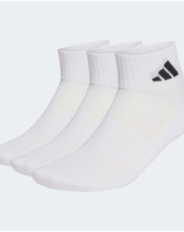 adidas Performance - CUSHIONED SPORTSWEAR ANKLE SOCKS 3 PAIR PACK Unisex