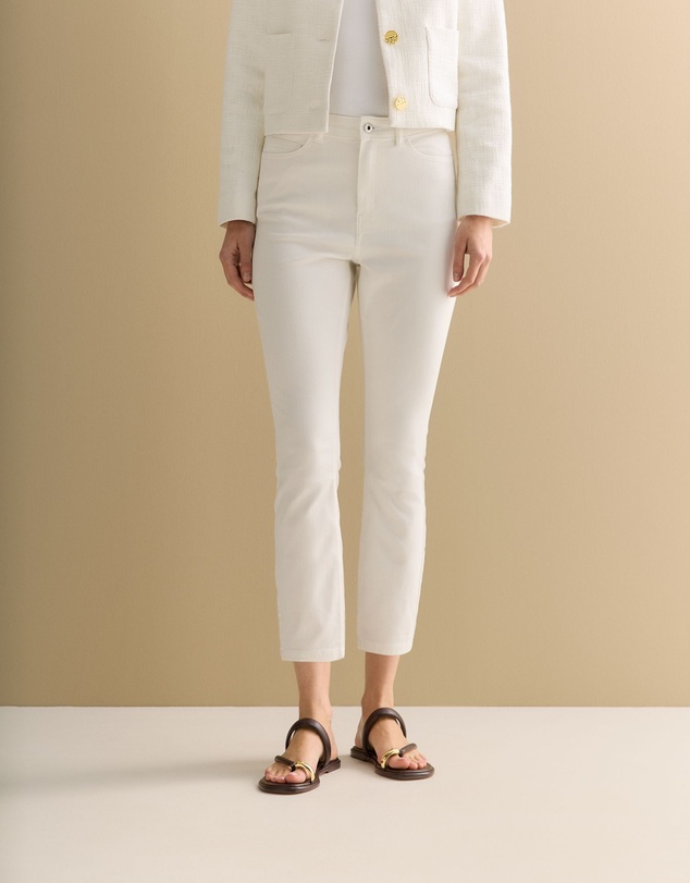 Trenery - Cropped Slim Jean in White