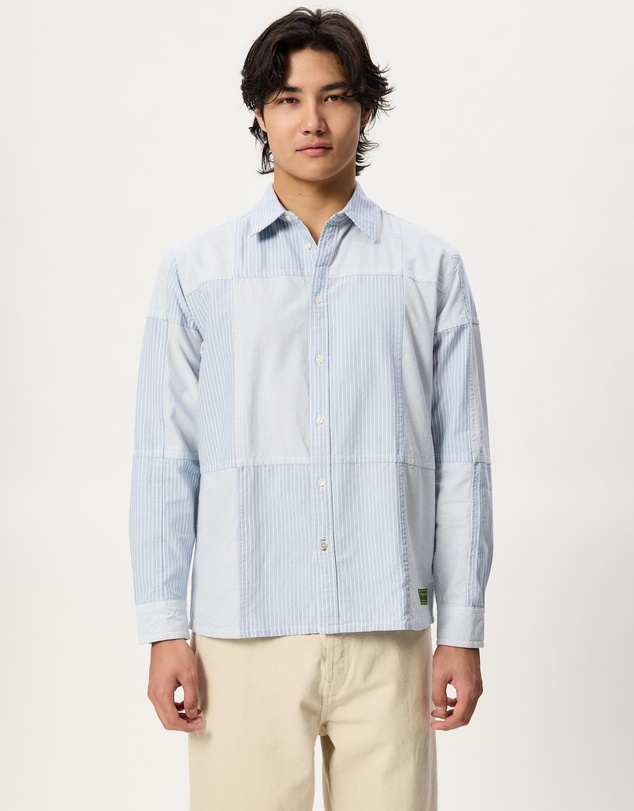 Scotch & Soda - Patchwork Relaxed-Fit Oxford Shirt