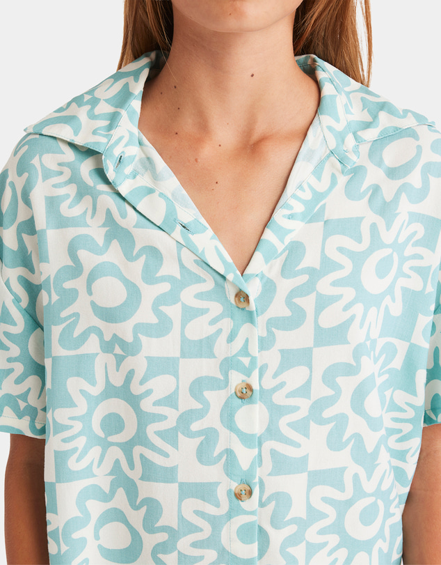 Billabong - Girls 8 to 16 Lost On You Short Sleeve Shirt