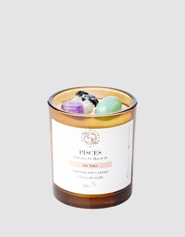 Silk Oil of Morocco - Pisces Amber Natural Soy Candle