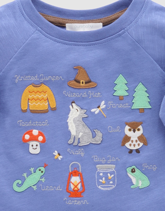 Purebaby - Magic Forest Tee -Kids-Babies