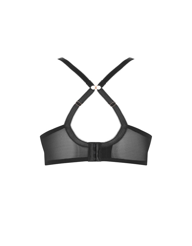 City Chic - Plus size Ophelia Push Up Bra - black
