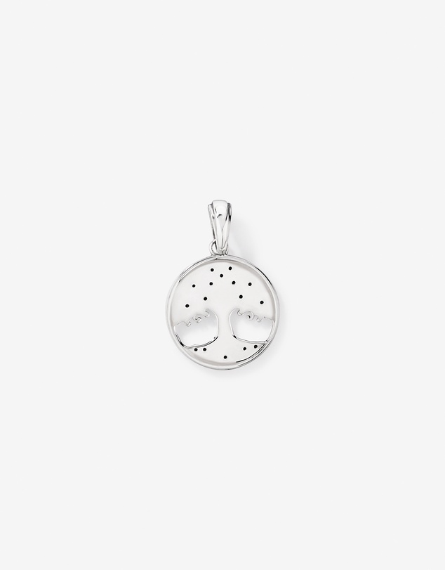 Michael Hill - 0.10 Carat TW Black Diamond Tree of Life Pendant in Sterling Silver